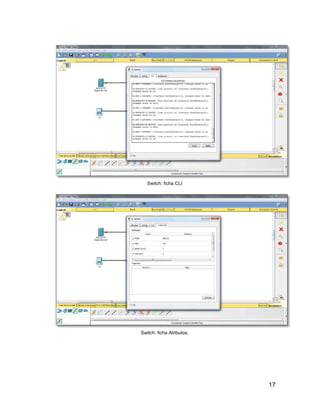 17
Switch: ficha CLI
Switch: ficha Atributos.
 