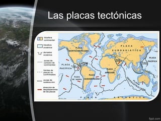 Las placas tectónicas
 