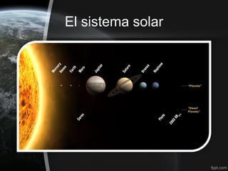 El sistema solar
 