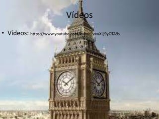 Vídeos
• Vídeos: https://www.youtube.com/watch?v=uXLj9yOTA9s
 