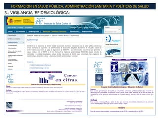 Protección de la salud, tema 10 del curso de formacón en Salud Publica ...