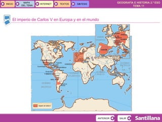 El imperio de Carlos V en Europa y en el mundo 