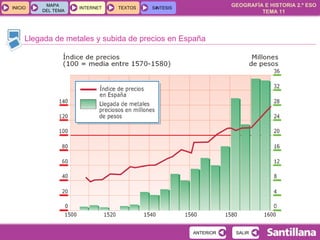 Llegada de metales y subida de precios en España 