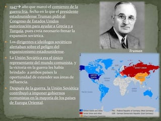 Tuvo un carácter político y económico, pues los dos sistemas competían para demostrar su eficacia.