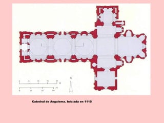 Catedral de Angulema. Iniciada en 1110
 