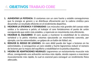 EJERCICIOS CORE EN PRESENTACION PARA AULA | PPTX