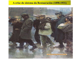 11 A crise do sistema da Restauración (1898-1931) 