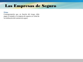 Tema 11. empresas de seguro y reaseguro | PPT