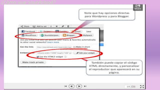 ¿Cómo usar soundcloud?
 