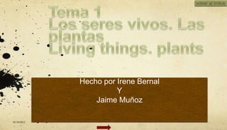volver al índice




             Hecho por Irene Bernal
                       Y
                 Jaime Muñoz

01/10/2012
 