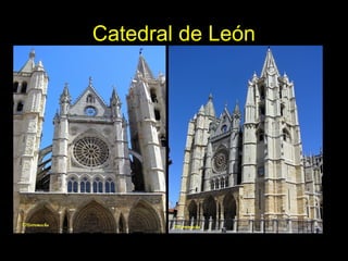 Tema 11. El Gótico español. 6
Catedral de León
 