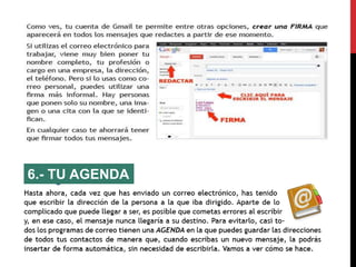 6.- TU AGENDA 
 
