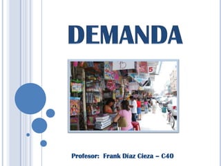 Profesor: Frank Díaz Cieza – C40

 