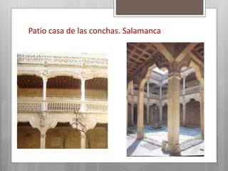 Patio casa de las conchas. Salamanca
 