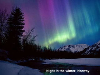 Night in the winter: Norway
 
