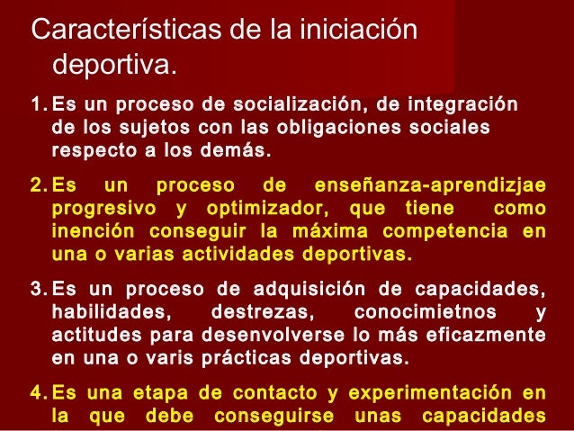 T ema 11 particularidades de la iniciación deportiva