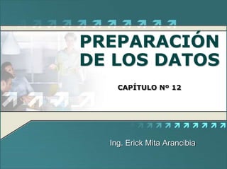 PREPARACIÓN
DE LOS DATOS
CAPÍTULO Nº 12
Ing. Erick Mita Arancibia
 