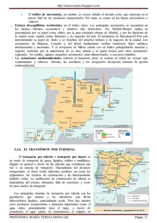 Tema 12 El transporte y su papel en el territorio | DOCX