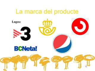 La marca del producte
Logos:




                          12
 