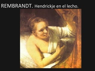 Rembrandt. Retrato de Saskia

 