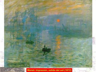 Monet. Impresión, salida del sol (1872) 