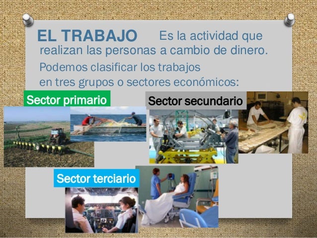 TEMA 13 LOS TRABAJOS. SECTORES DE PRODUCCIÓN