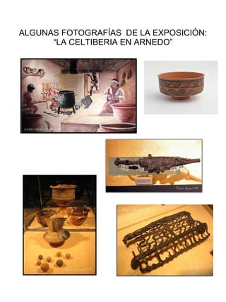 ALGUNAS FOTOGRAFÍAS  DE LA EXPOSICIÓN: “LA CELTIBERIA EN ARNEDO” 