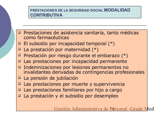 Tema 13 prestaciones seguridad social