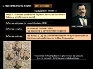 El Reinado de Alfonso XIII. Intentos de regeneracionismo político ...