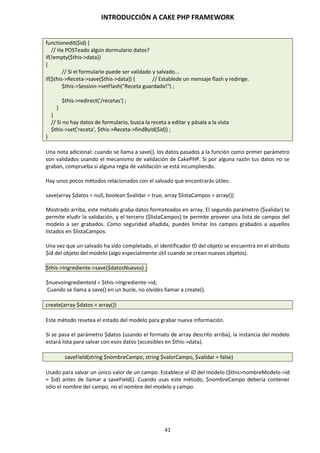Introducción a Cake PHP Framework | PDF