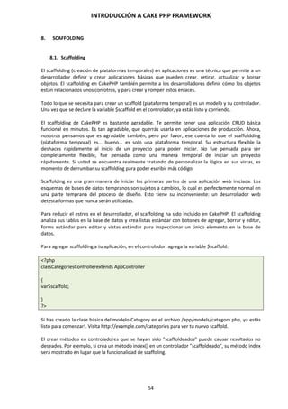 Introducción a Cake PHP Framework | PDF