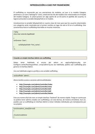 Introducción a Cake PHP Framework | PDF