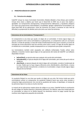 Introducción a Cake PHP Framework | PDF