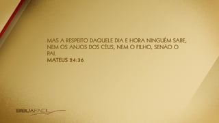 NOVO ESTUDO DO APOCALIPSE: TEMA 15 | A volta de JESUS