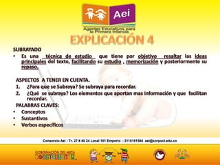 TÉCNICAS DE ESTUDIO (Para agentes educativos)