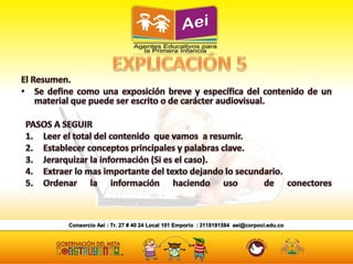 TÉCNICAS DE ESTUDIO (Para agentes educativos)