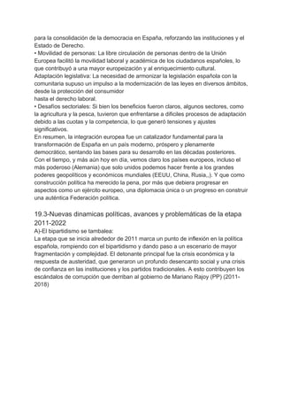 Del Bipartidismo al 15-M: Evolución Política y la Integración de España ...