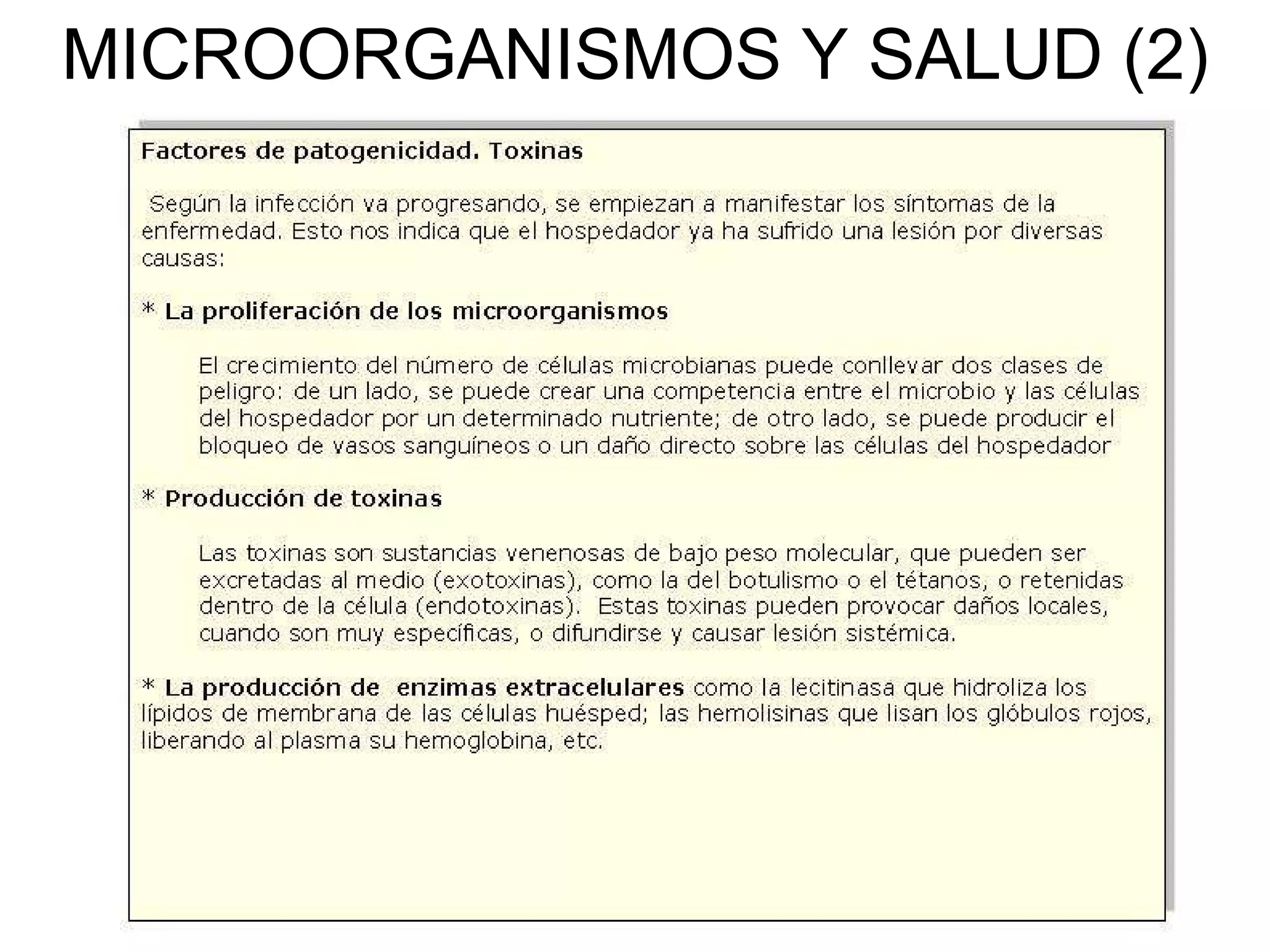 MICROORGANISMOS Y SALUD (2)