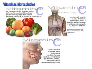 Vitaminas hidrosolubles 