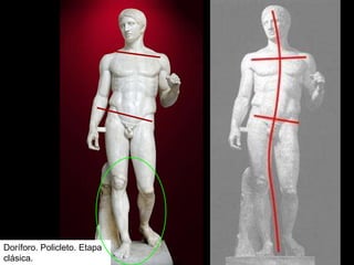 Doríforo. Policleto. Etapa
clásica.
 