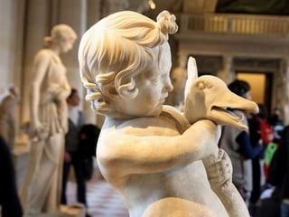 Niño de la oca.
Escultura helenística
 