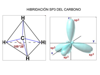 HIBRIDACIÓN SP3 DEL CARBONO
 