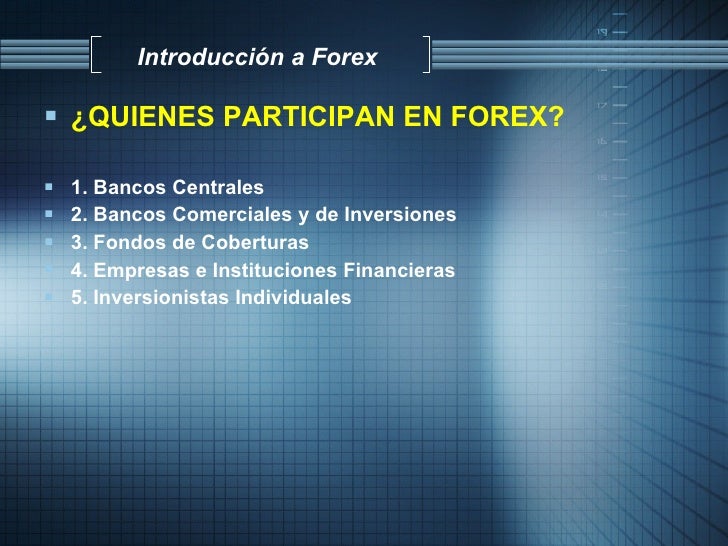 Tema 1 Curso Forex - 