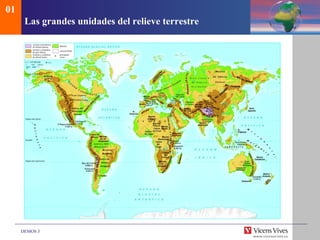 Las grandes unidades del relieve terrestre 01 