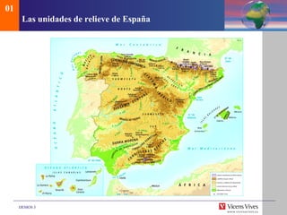 Las unidades de relieve de España 01 
