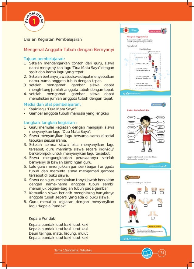 Tema 1, diriku 1-kurikulum 2013-buku guru-bse kelas 1 sd
