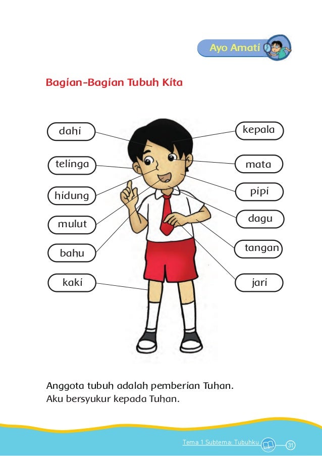 Tema 1  diriku kurikulum 2013 buku siswa bse kelas  1  sd 