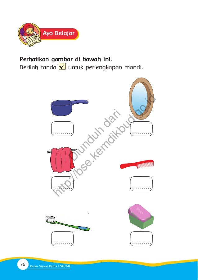 Gambar Mewarnai Peralatan Mandi Gambar Mewarnai Terbaik
