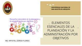 TEMA 1 ELEMENTOS ESENCIALES DE LA PLANEACION Y LA ADMINISTRACION POR ...
