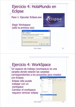 Tema 1 el entorno de desarrollo de java | PDF